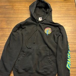Santa Cruz black hoodie. Adult small